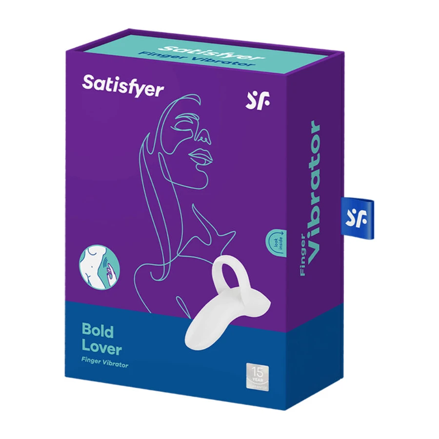 SATISFYER - ODWAZNY WIBRATOR PALCOWY ROZOWY